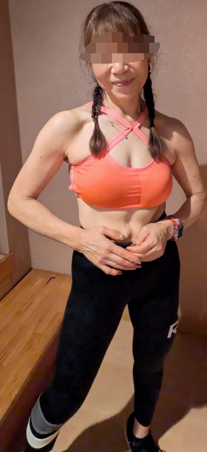 熟女　おばさん　Japanese　mature　leggings　日本人60歳 #f3ZSLd5f