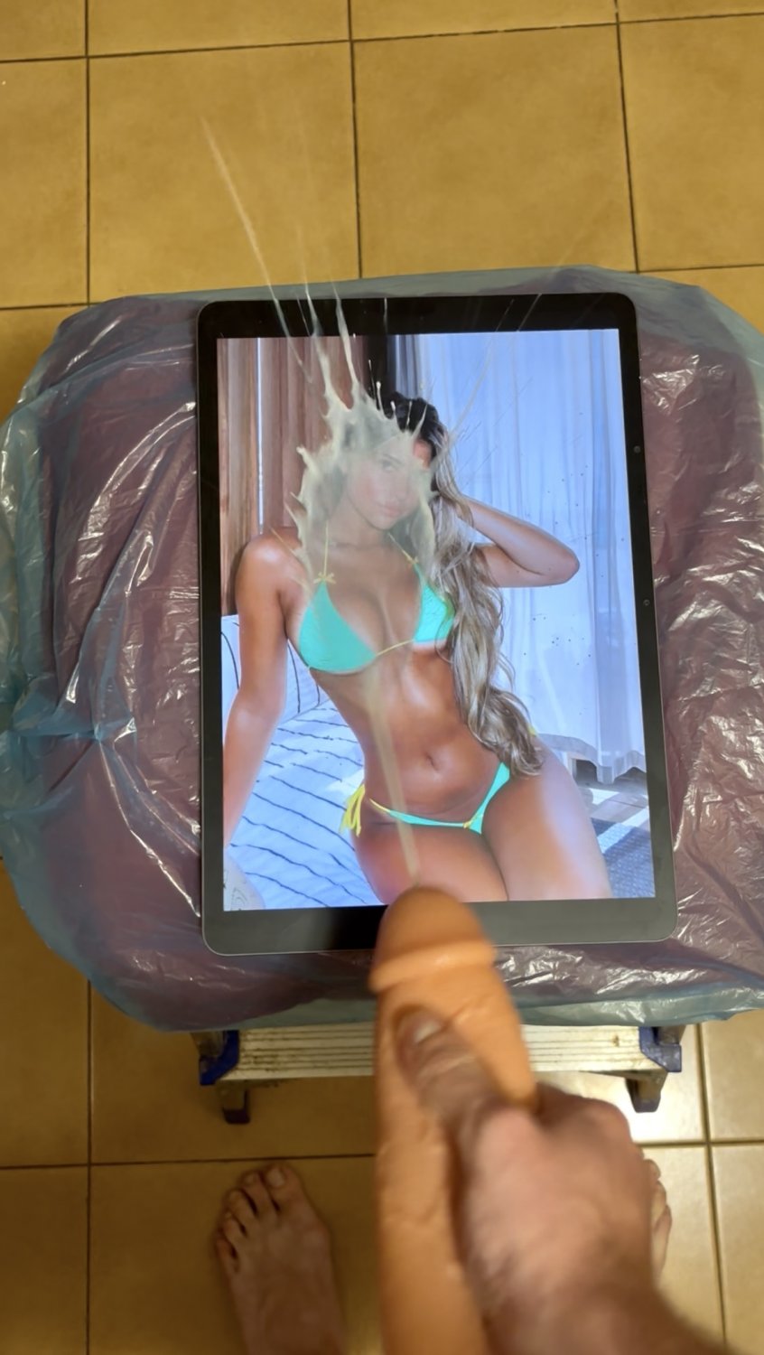 Sexy blonde cum splash (fake cock) (request) #KJsGXIFe