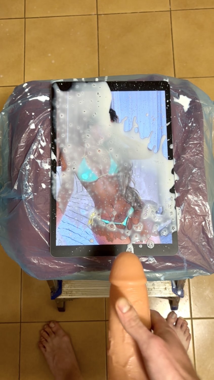 Sexy blonde cum splash (fake cock) (request) #bubYPvfD